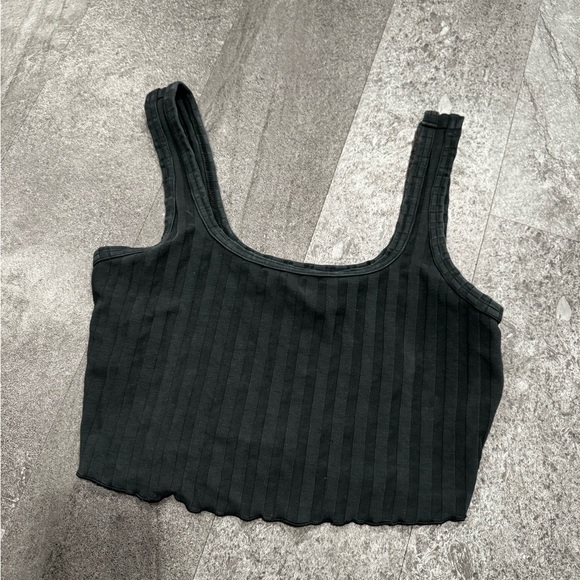 Aerie Dark Gray Sports Bra - Picture 2 of 2
